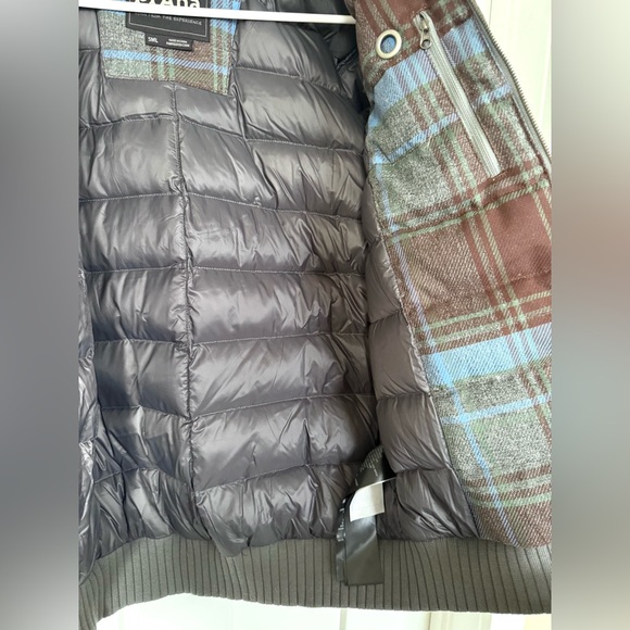 prAna Plaid Puffer Jacket – Blue/Brown – Size Small – NWOT - Picture 10 of 13
